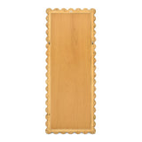 TOV Bama 29.1" x 75" Long Natural Rattan Wall Mirror