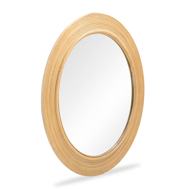 TOV Tanya 43.5" Rattan Round Wall Mirror