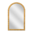 TOV Bama 48" x 79" Jumbo Natural Rattan Arched Wall Mirror