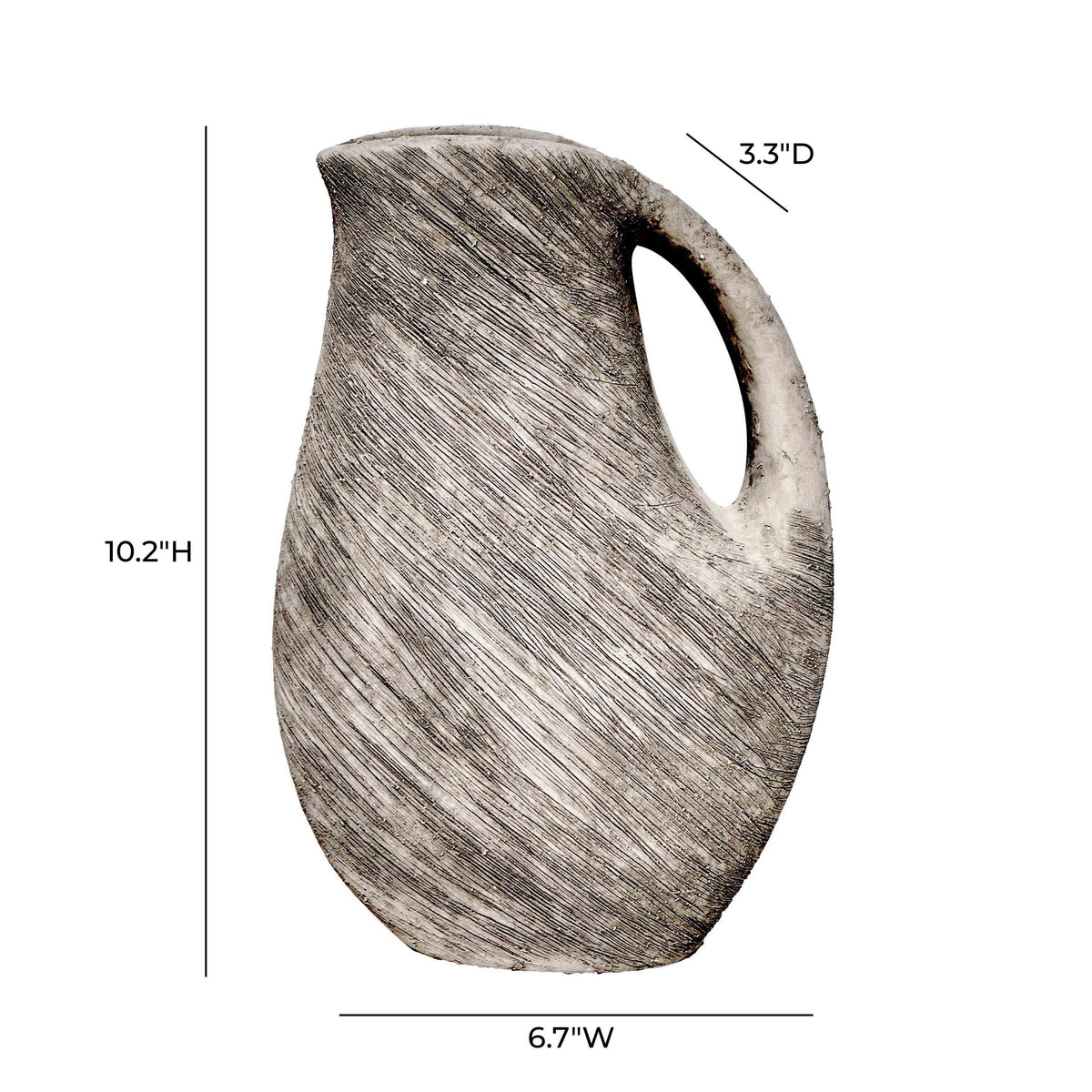 TOV Earthenware Water Can Vase