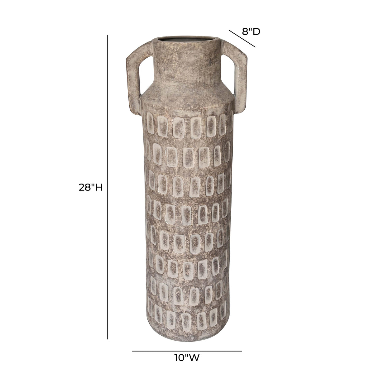 TOV Earthenware Diode Flower Vase