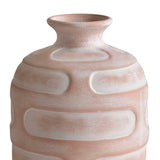 TOV Earthenware Retro Vase in Terracotta