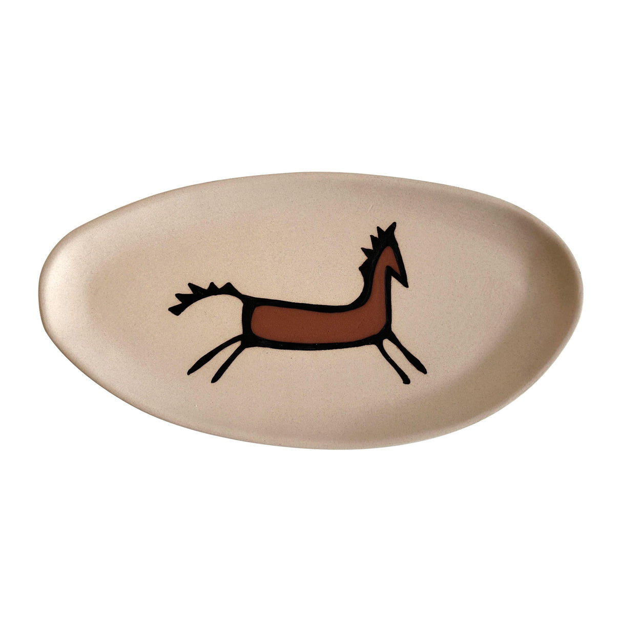 TOV Ceramic "Horseplay" Catchall Dish