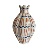TOV Ceramic Roman Coral Vase