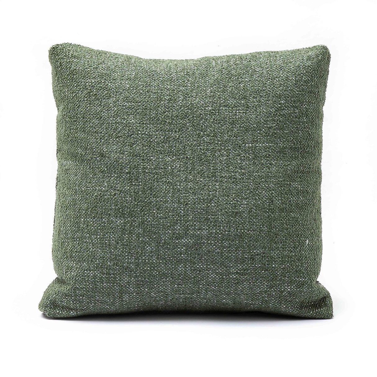 TOV Malolo Green Basketweave Square Vegan-Down Throw Pillow Cover (16"-20") Cover 16"