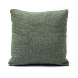 TOV Malolo Green Basketweave Square Vegan-Down Throw Pillow Cover (16"-20") Cover 16"
