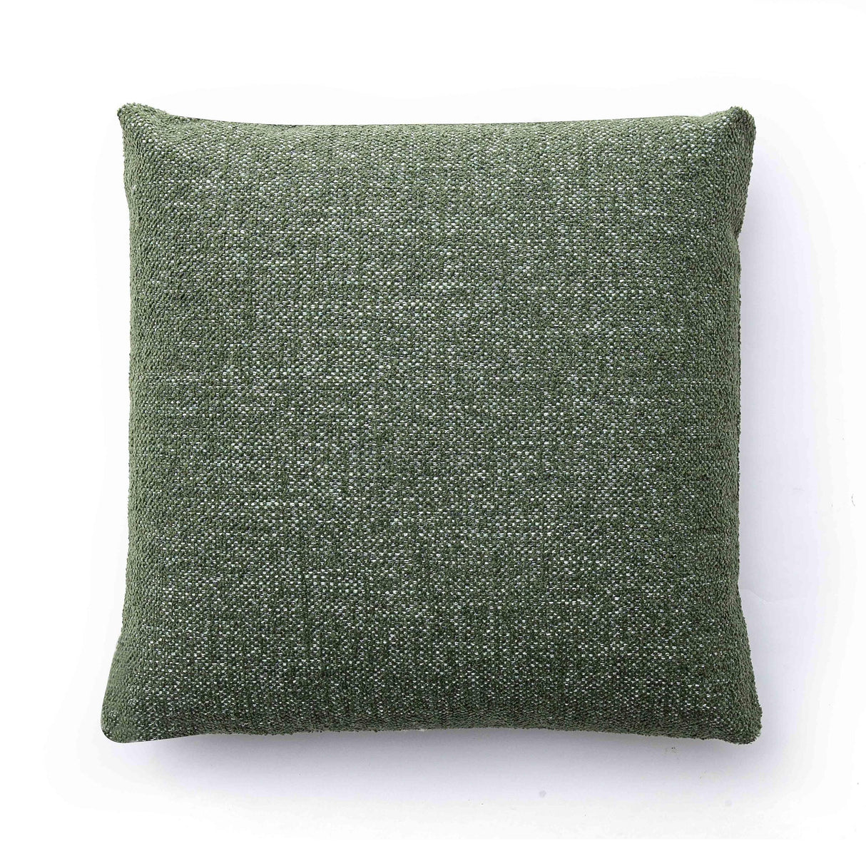 TOV Malolo Green Basketweave Square Vegan-Down Throw Pillow Cover (16"-20") Cover 16"