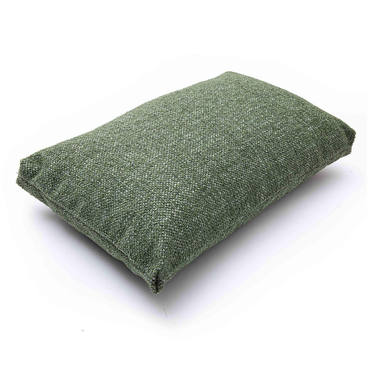 TOV Malolo 20"X12" Green Basketweave Rectangular Vegan-Down Throw Pillow Cover