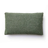 TOV Malolo 20"X12" Green Basketweave Rectangular Vegan-Down Throw Pillow Cover