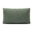 TOV Malolo 20"X12" Green Basketweave Rectangular Vegan-Down Throw Pillow Cover Cover