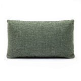 TOV Malolo 20"X12" Green Basketweave Rectangular Vegan-Down Throw Pillow Cover Cover