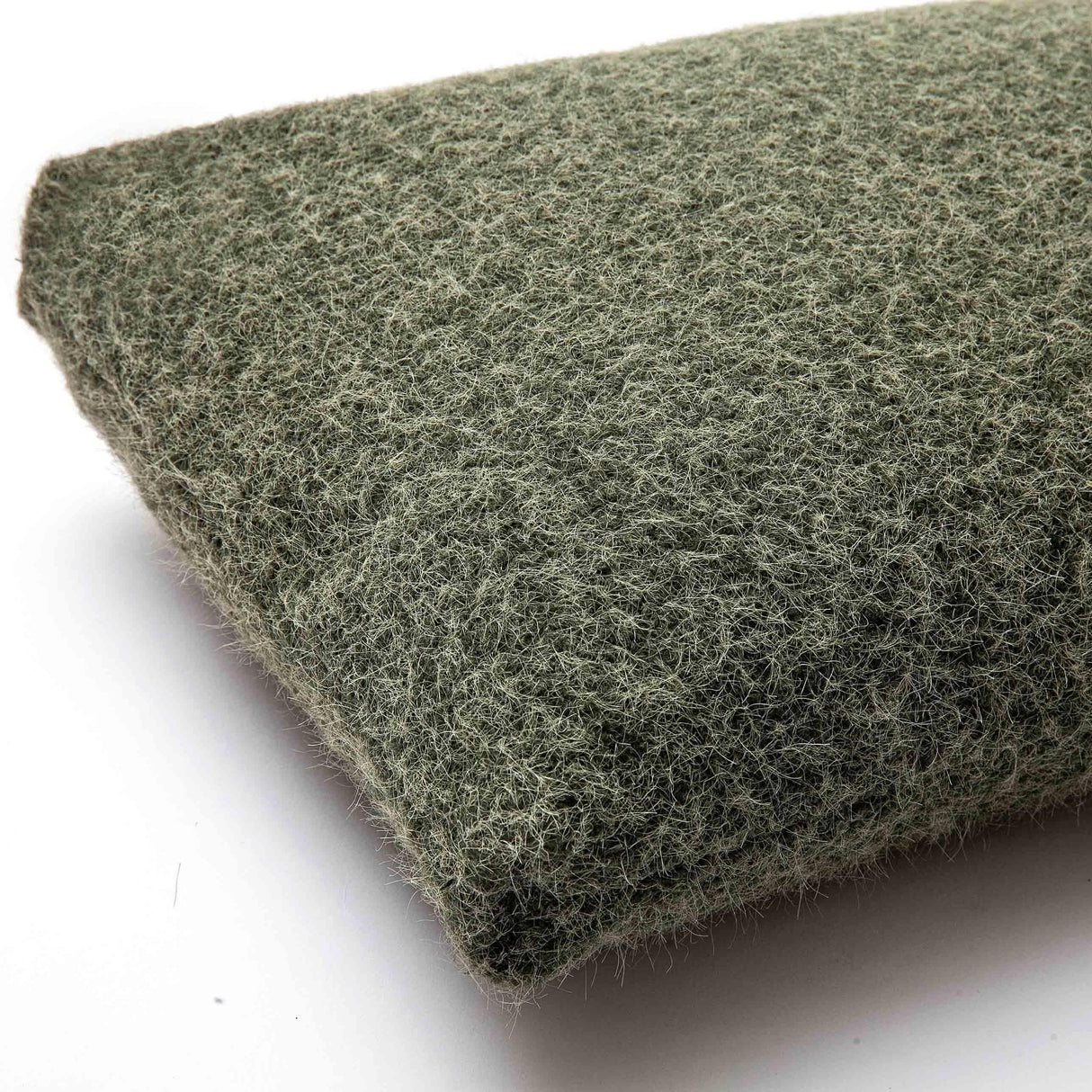 TOV Malolo 20"X12" Long Mohair Rectangular Vegan-Down Throw Pillow Cover
