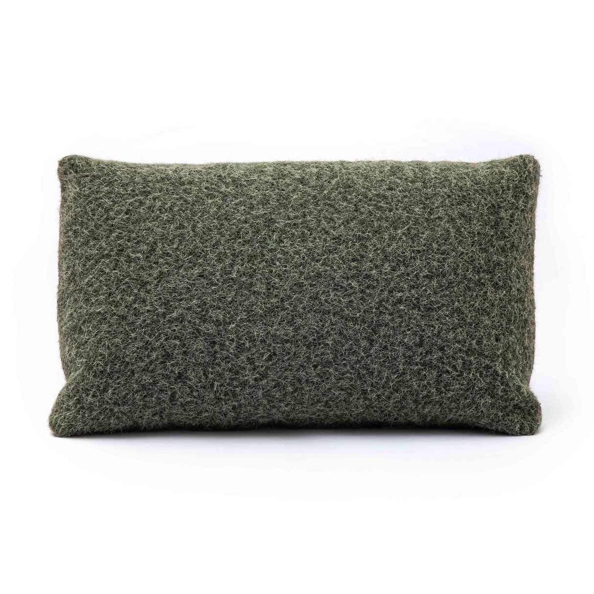 TOV Malolo 20"X12" Long Mohair Rectangular Vegan-Down Throw Pillow Cover