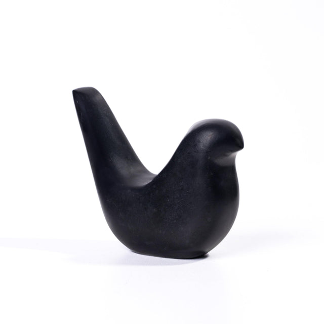 TOV Black Marble Bird Statue