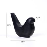 TOV Black Marble Bird Statue