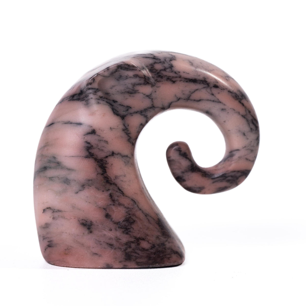 TOV Marble Pink Green Elephant Statue