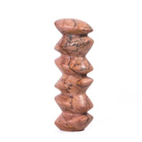 TOV Marble Sunset Pink Cairn Tall Decorative Object