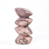 TOV Marble Pink Cairn Decorative Object