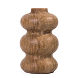 TOV Marble Dark Onyx Swell Decorative Vase
