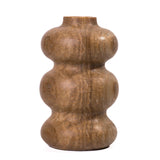 TOV Marble Dark Onyx Swell Decorative Vase