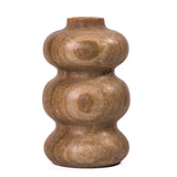 TOV Marble Dark Onyx Swell Decorative Vase