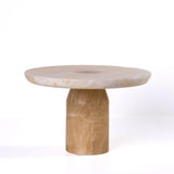 TOV Yellow Onyx Marble Cakestand
