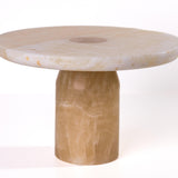 TOV Yellow Onyx Marble Cakestand