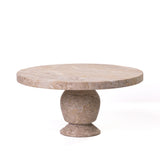 TOV Natural Travertine Cake Stand