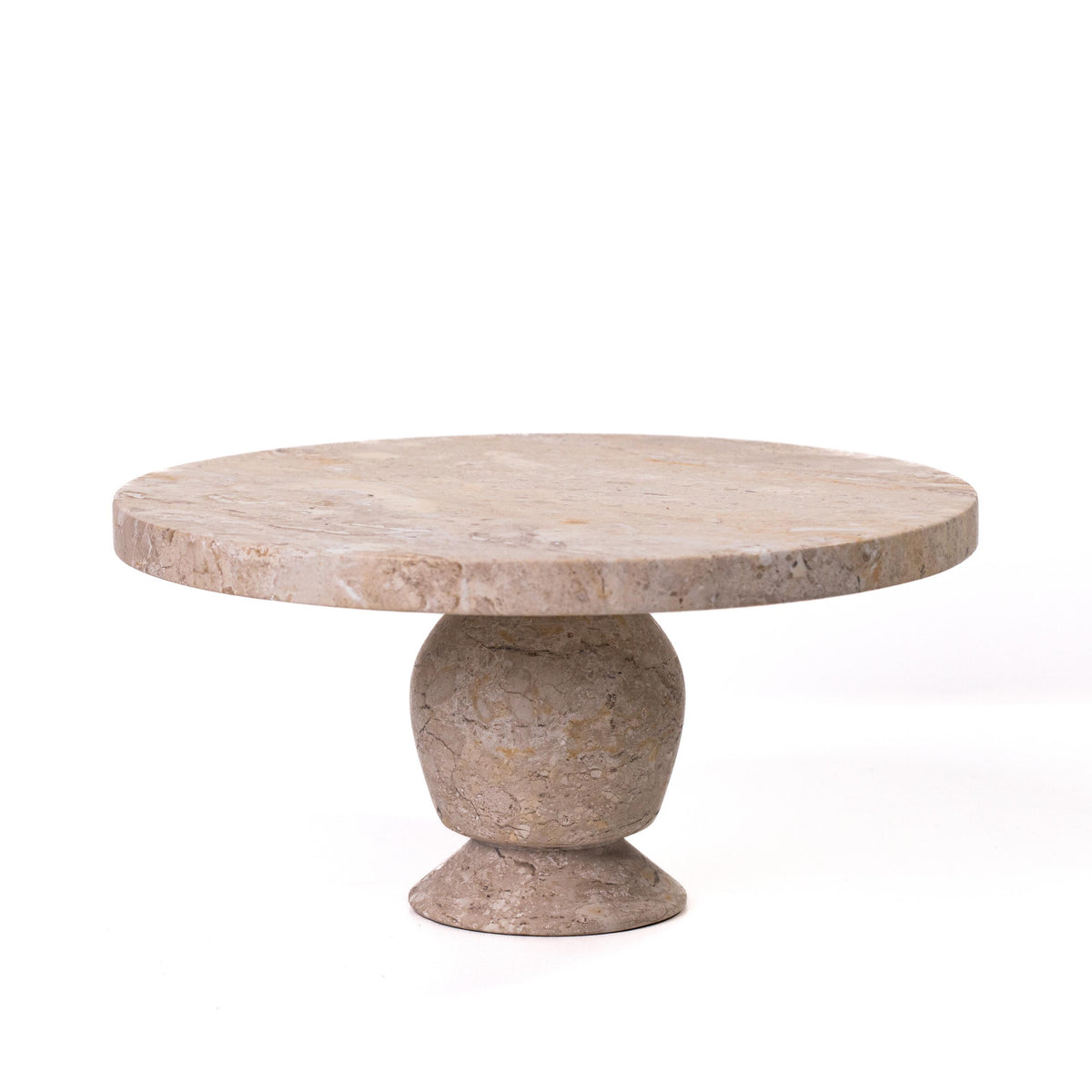TOV Natural Travertine Cake Stand