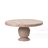 TOV Natural Travertine Cake Stand