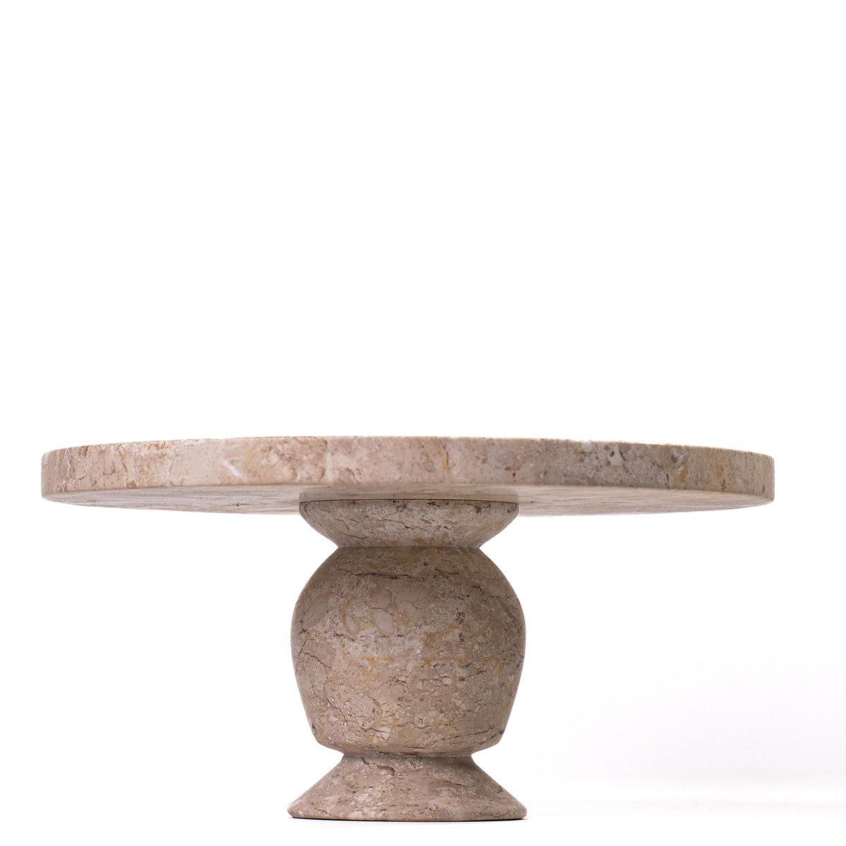 TOV Natural Travertine Cake Stand