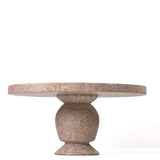 TOV Natural Travertine Cake Stand