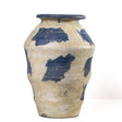 TOV Visha Cream and Blue Terracotta Vase