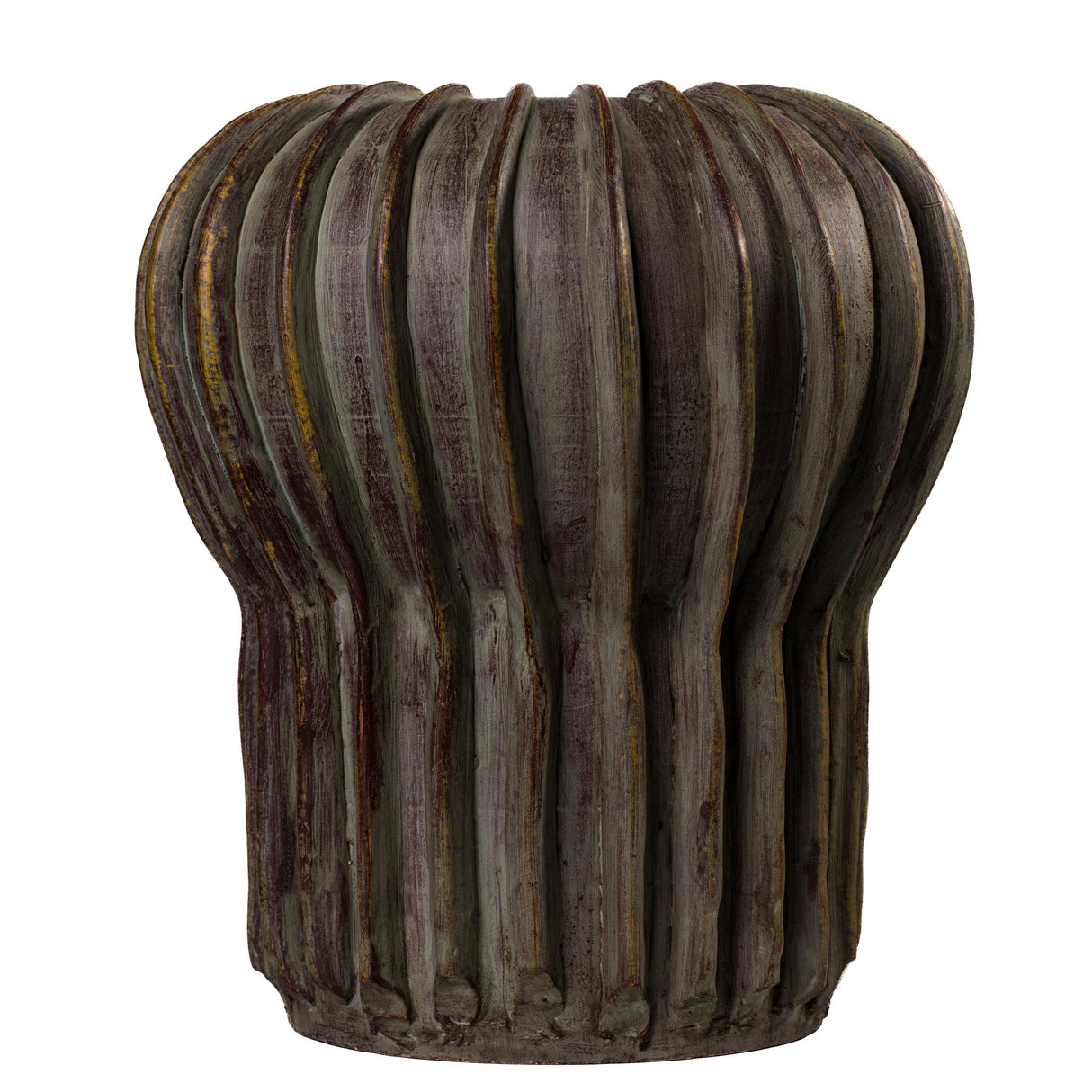 TOV Visha Grey Green Terracotta Vase