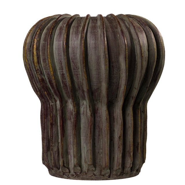 TOV Visha Grey Green Terracotta Vase