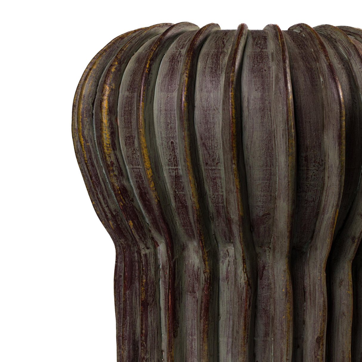 TOV Visha Grey Green Terracotta Vase