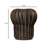 TOV Visha Grey Green Terracotta Vase