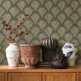 TOV Visha Roped Dark Terracotta Vase