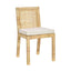 TOV Amara Cream Contract-Grade Linen Dining Chair