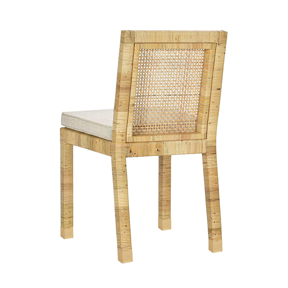 TOV Amara Cream Contract-Grade Linen Dining Chair
