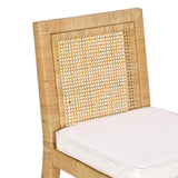TOV Amara Cream Contract-Grade Linen Dining Chair