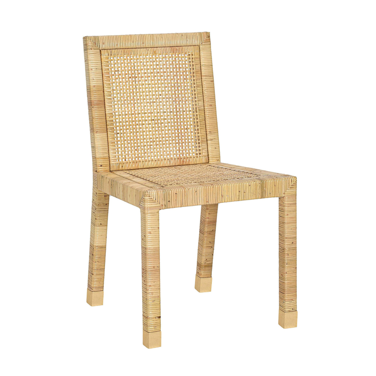 TOV Amara Cream Contract-Grade Linen Dining Chair