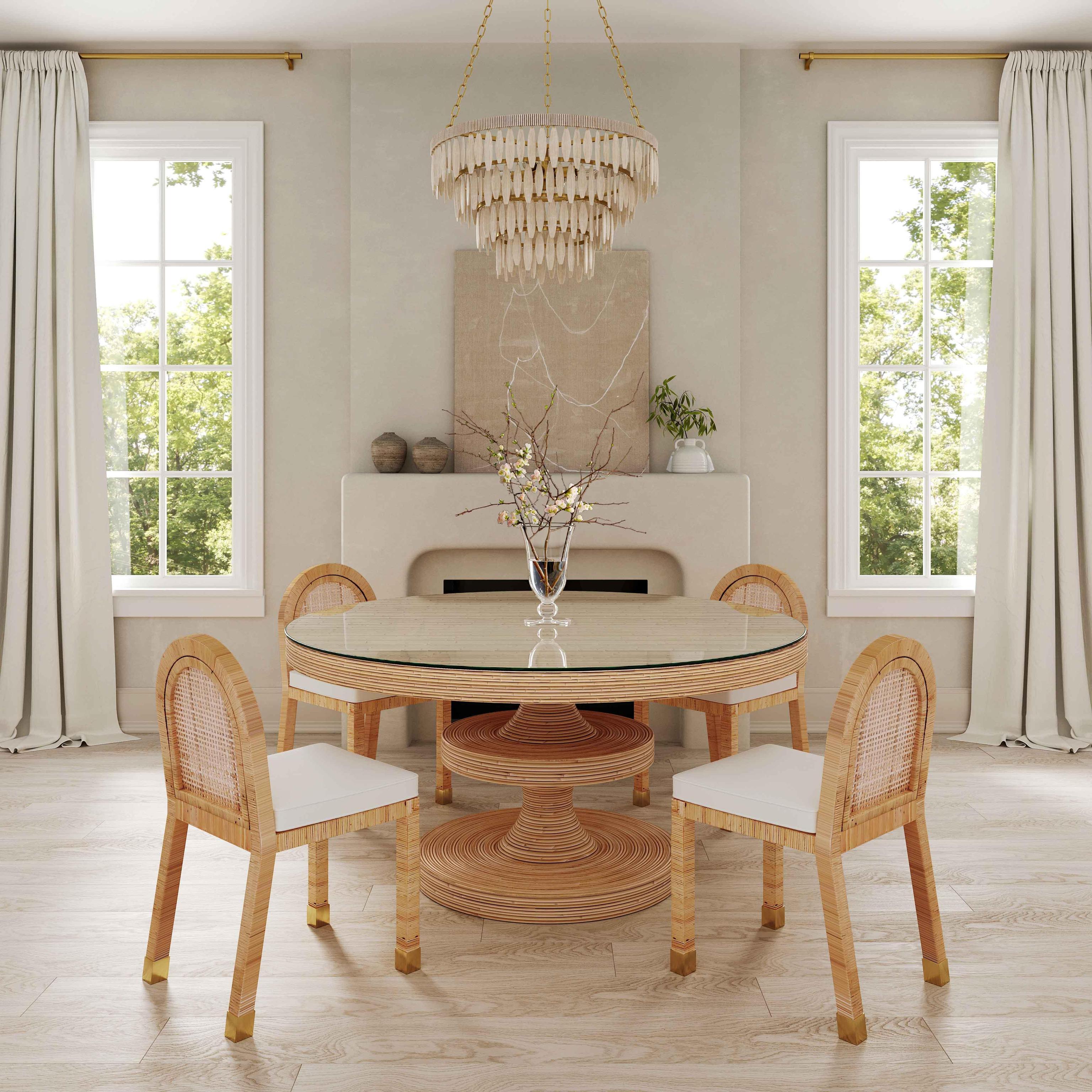TOV Amara Arched Dining Chair
