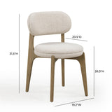 TOV Carnation Performance Fabric Dining Chair