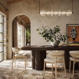 TOV Bambi Dark Brown Ash Dining Table