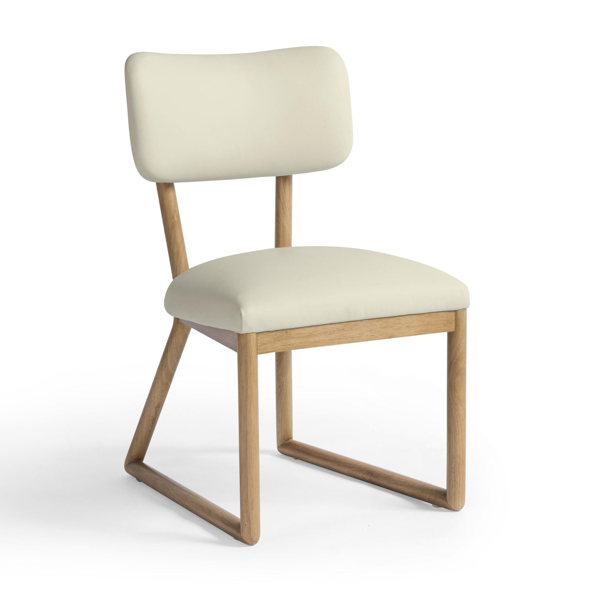 TOV Bobbie Cream Contract-Grade Vegan Leather Dining Chair
