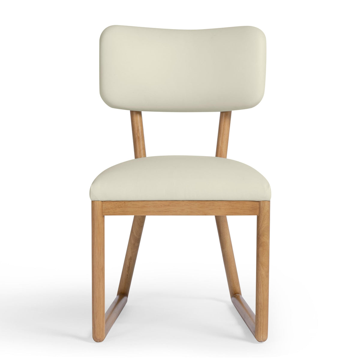 TOV Bobbie Cream Contract-Grade Vegan Leather Dining Chair
