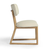 TOV Bobbie Cream Contract-Grade Vegan Leather Dining Chair