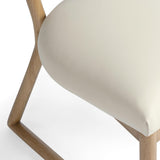 TOV Bobbie Cream Contract-Grade Vegan Leather Dining Chair
