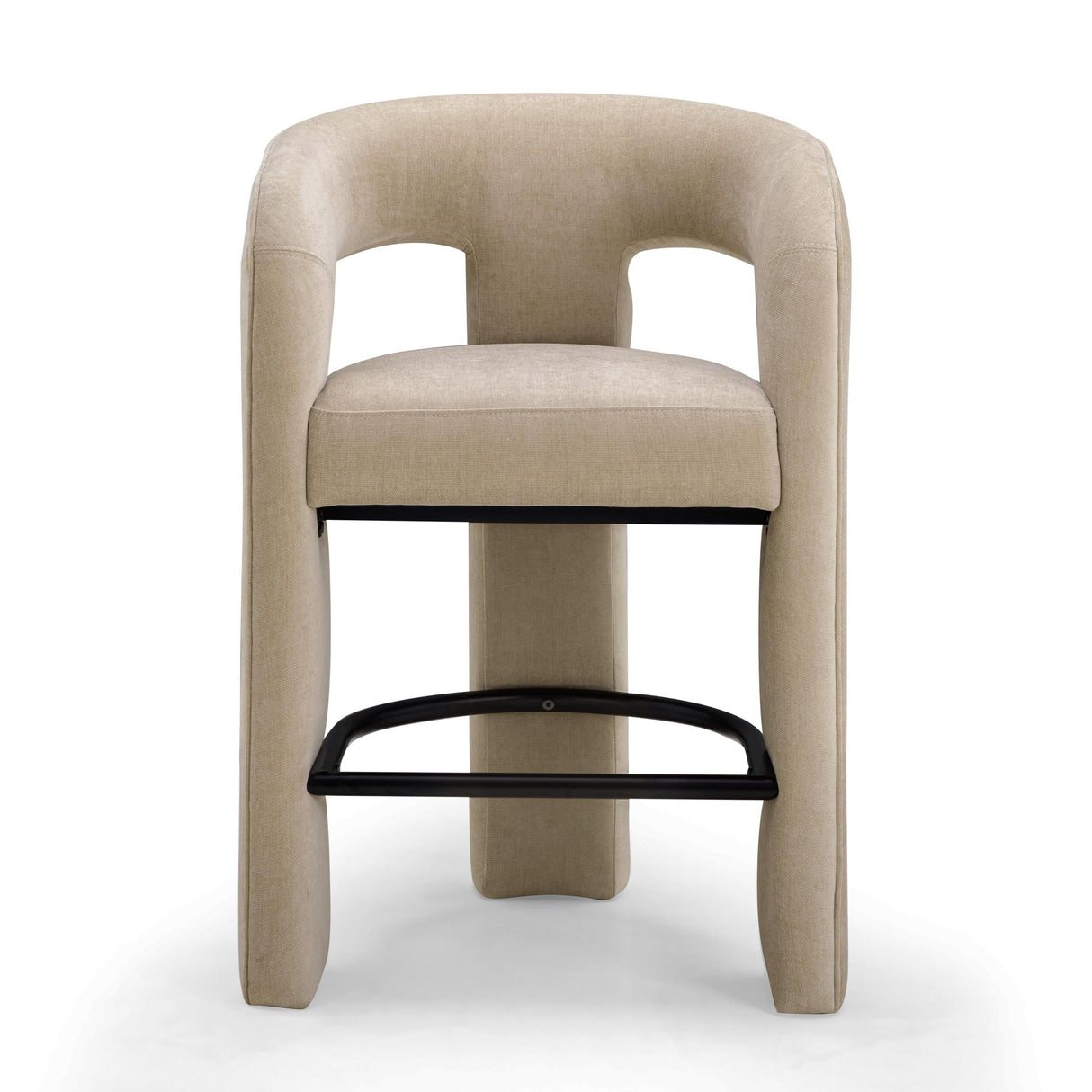 TOV Malone Performance Chenille Stool Counter Height